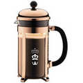 Bodum 8 Cup Glass Chambord Coffee Press - Copper